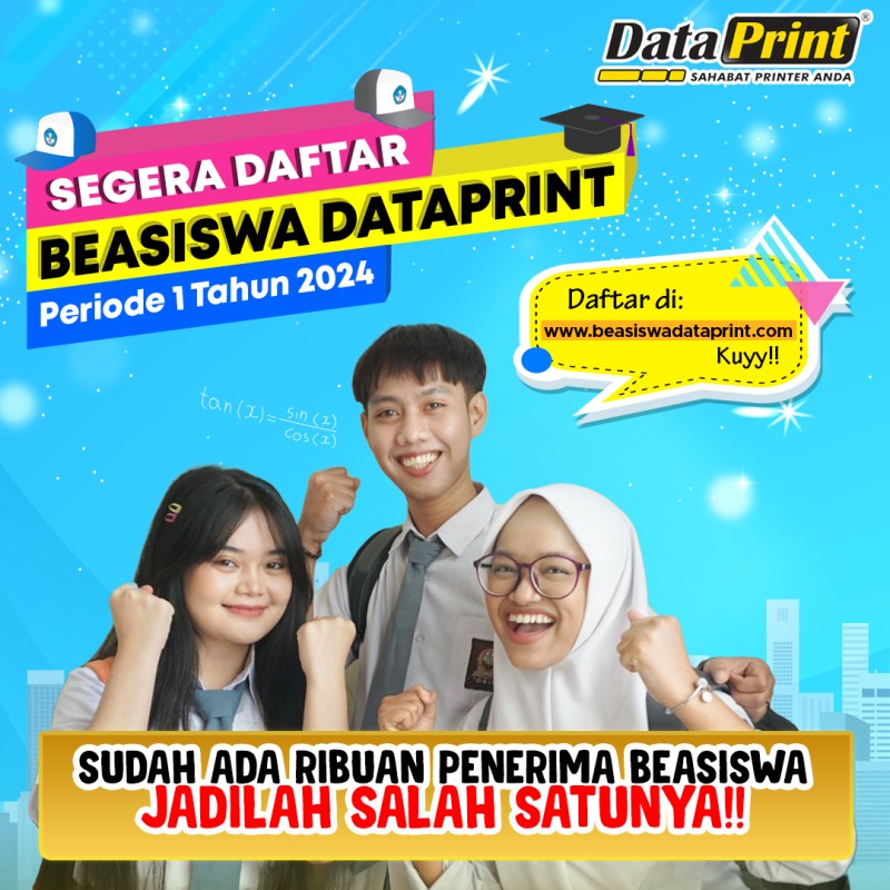 Beasiswa DataPrint periode 1 tahun 2024 telah dibuka DataPrint